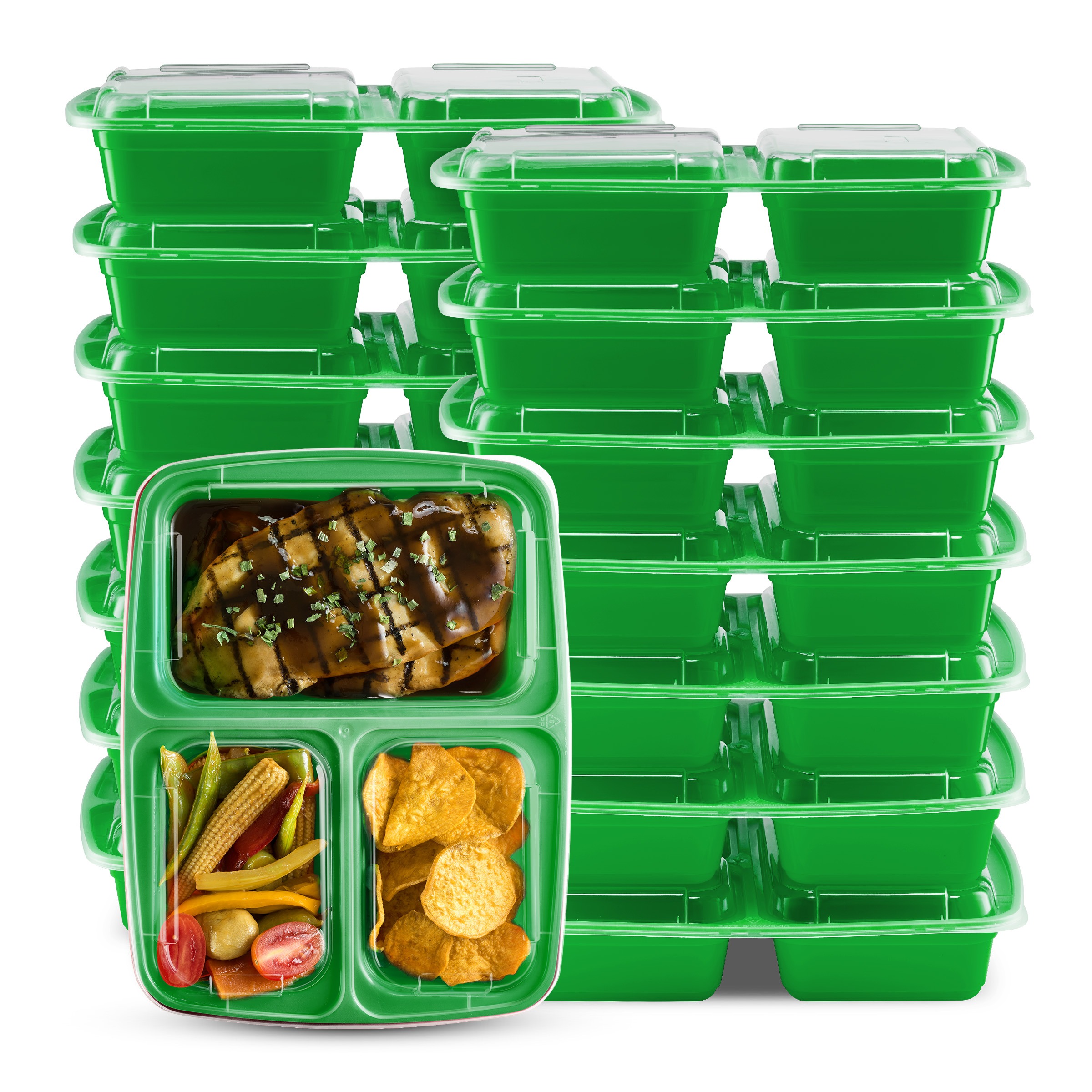 snack containers with compartments